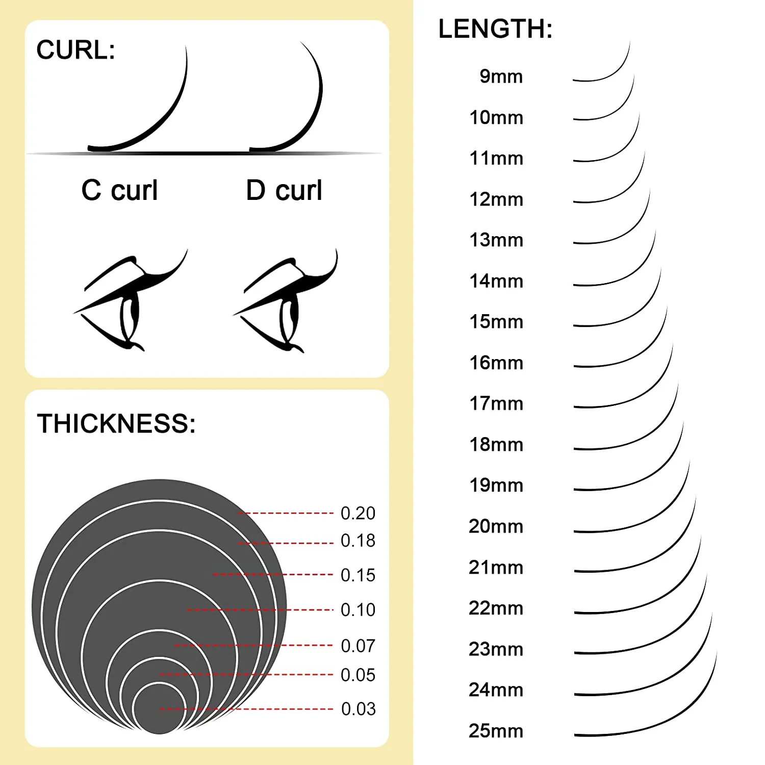 0.15mm Classic Lash Extensions JH series | Quewel®