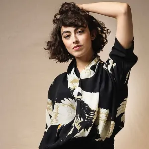 100 Stars Stork Black Top