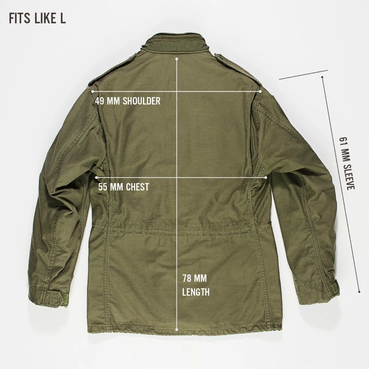 10/25 Custom Vintage M-65 Field Jacket Regular Length