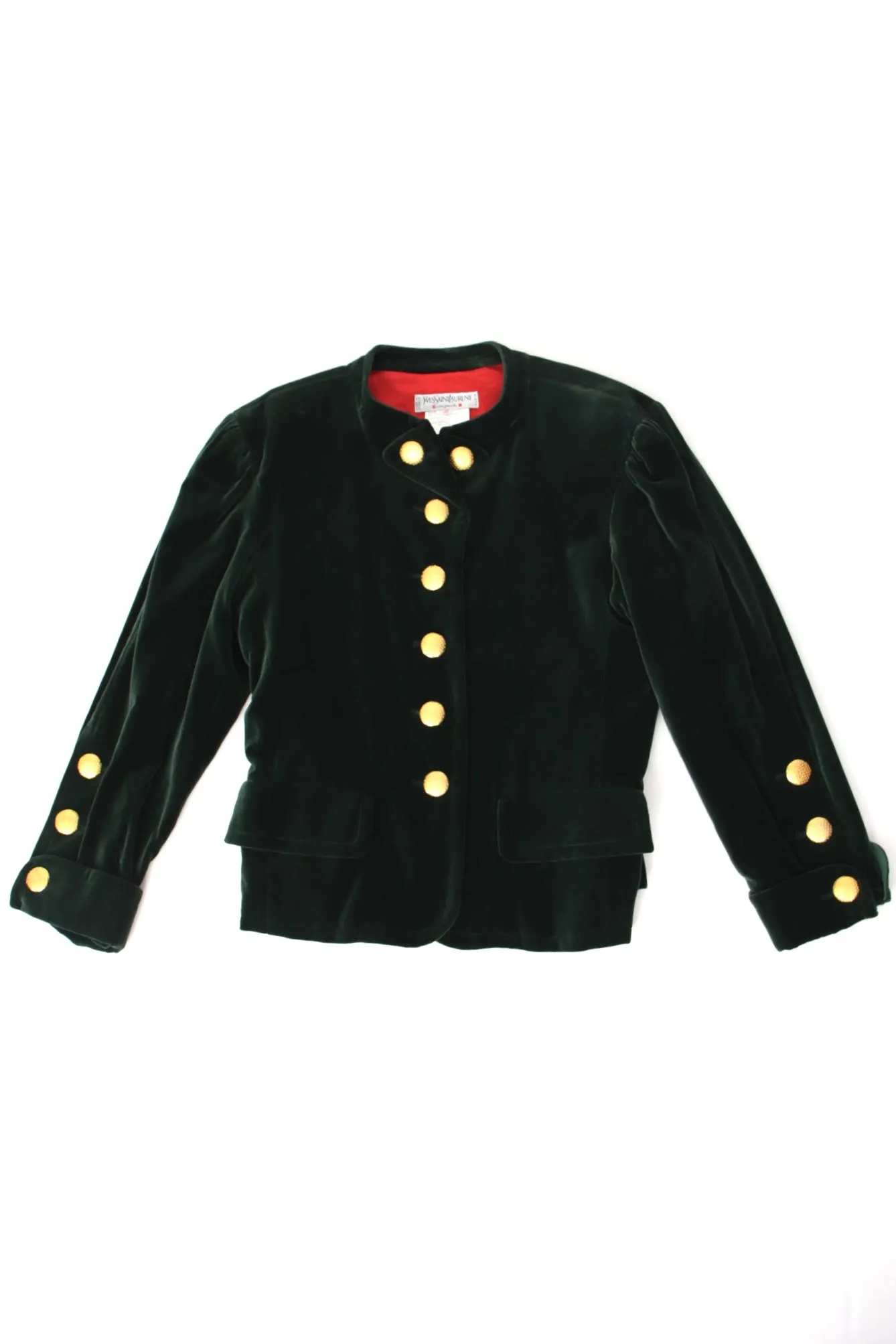 1980s Yves Saint Laurent Velveteen Jacket