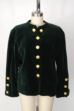 1980s Yves Saint Laurent Velveteen Jacket