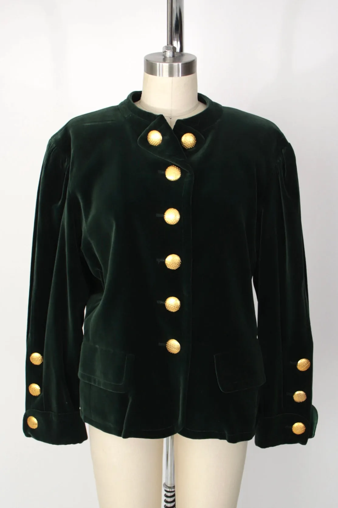 1980s Yves Saint Laurent Velveteen Jacket