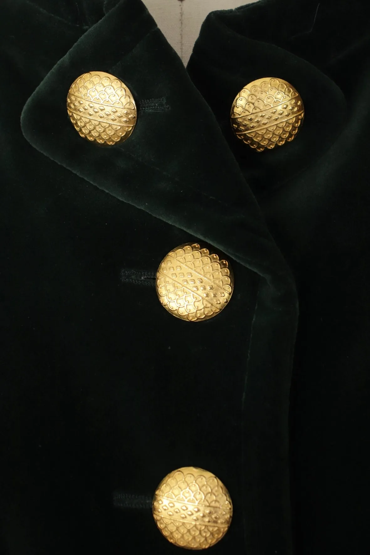 1980s Yves Saint Laurent Velveteen Jacket