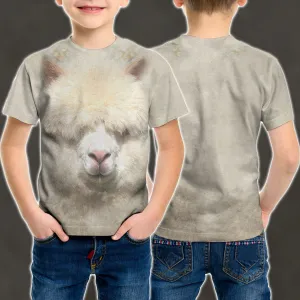 3D Alpaca Shirts and Shorts Kid Tshirt QT211127