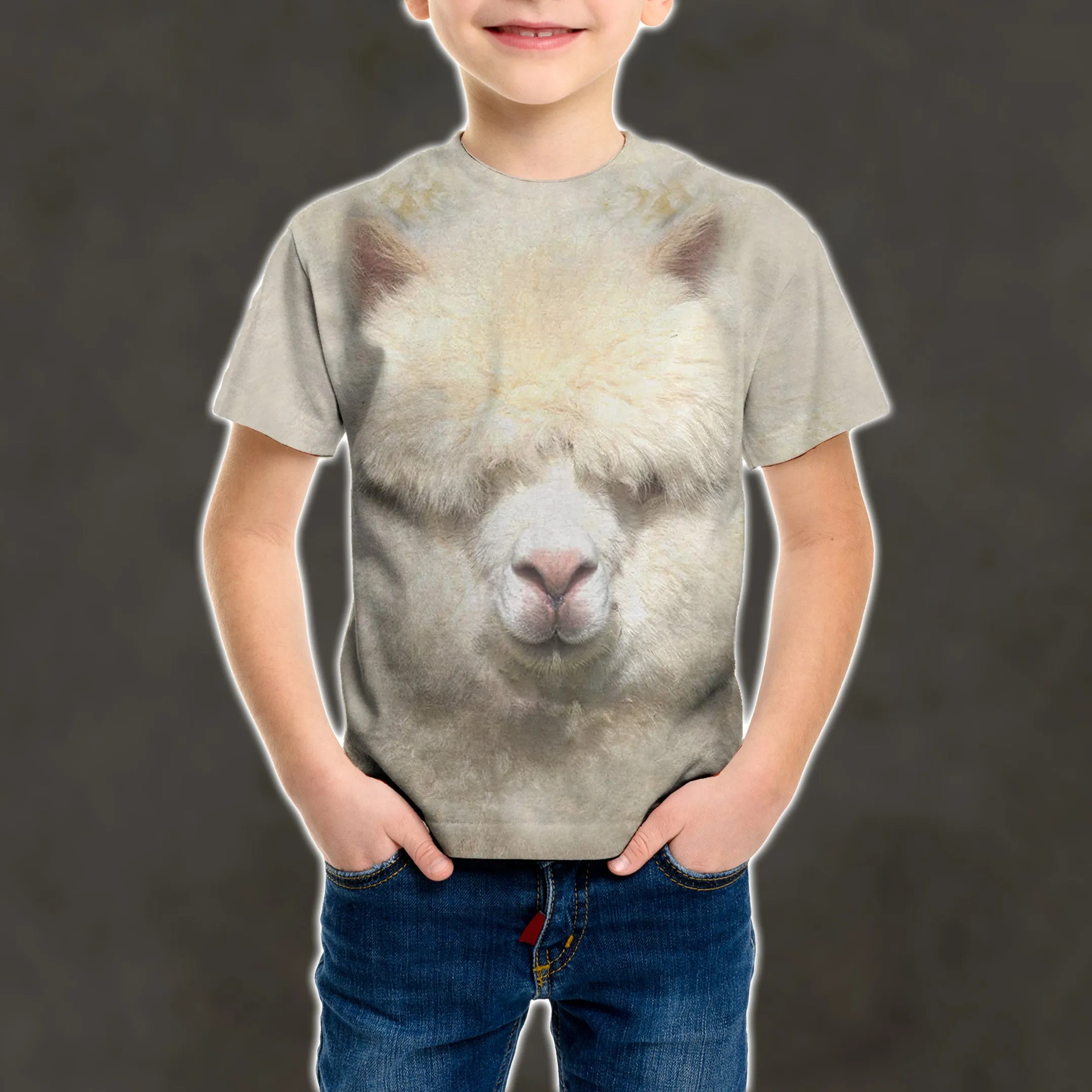3D Alpaca Shirts and Shorts Kid Tshirt QT211127