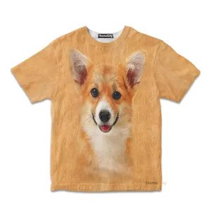 3D Corgi Custom Kid Tshirt QT205322Tf