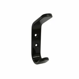 Adoored Black Wall Mount Beau Robe Hook