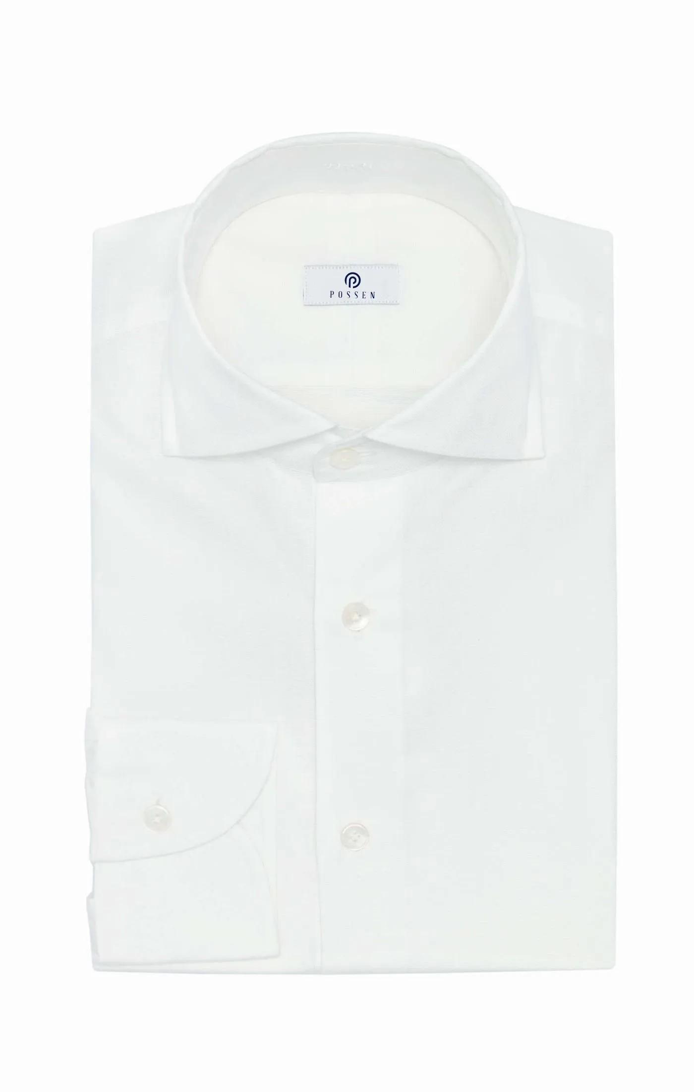 Albini White Dobby 365 Easy Care Cotton