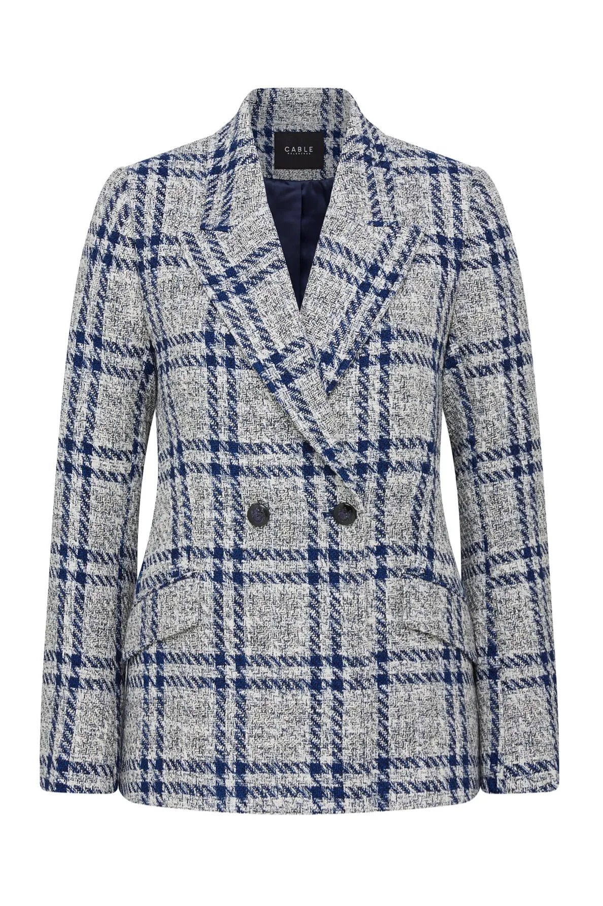 ALIX Jacket | NAVY CHECK