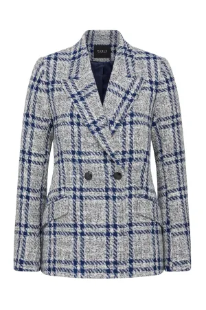 ALIX Jacket | NAVY CHECK