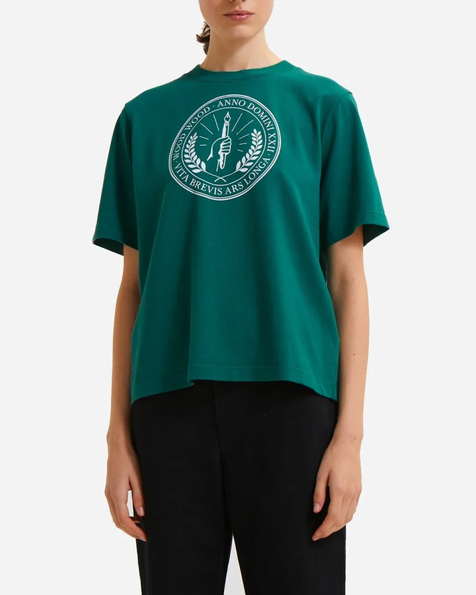 Alma Seal Tee - Dark Emerald