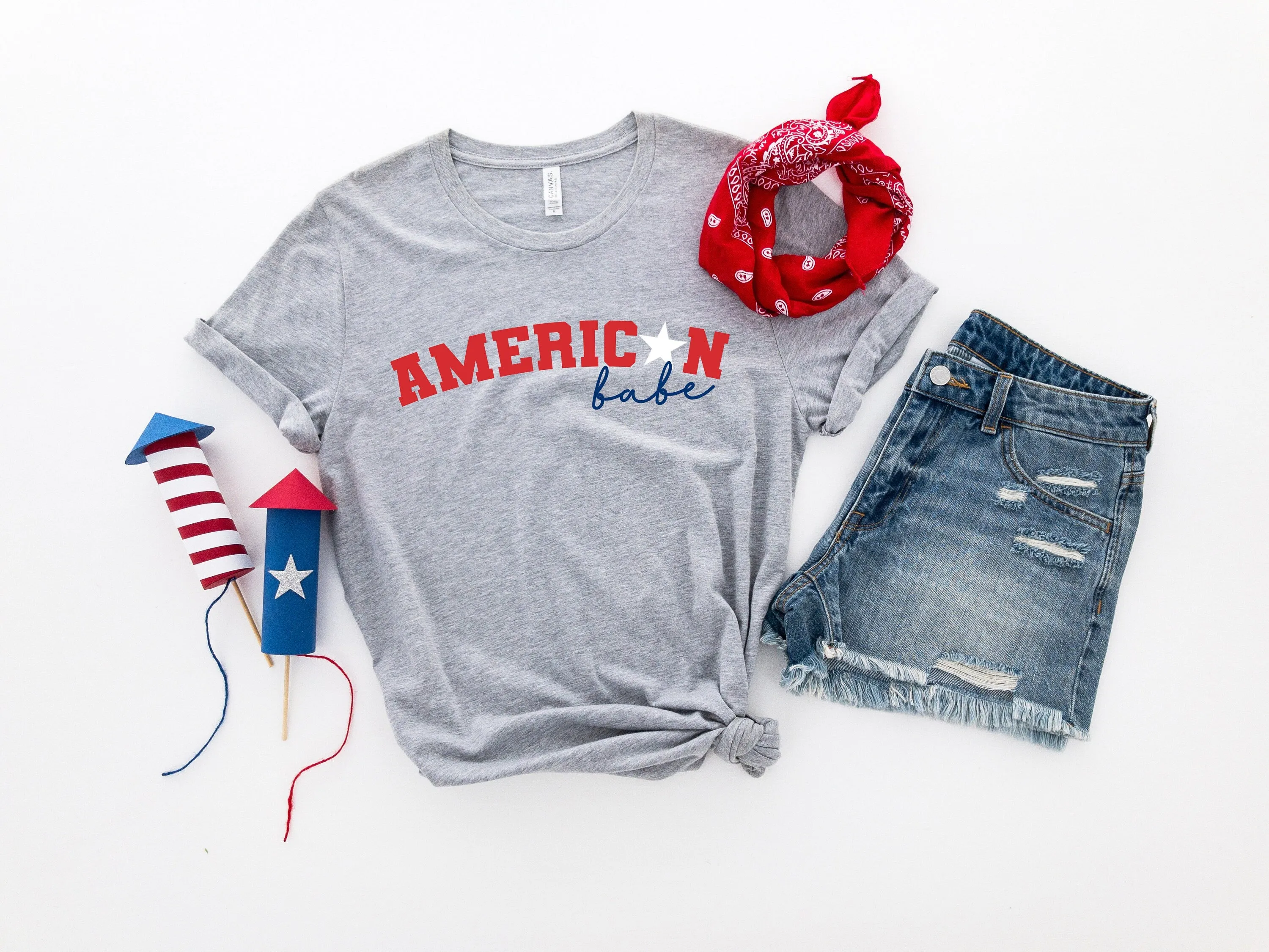 American Babe Fourth of July T-Shirt