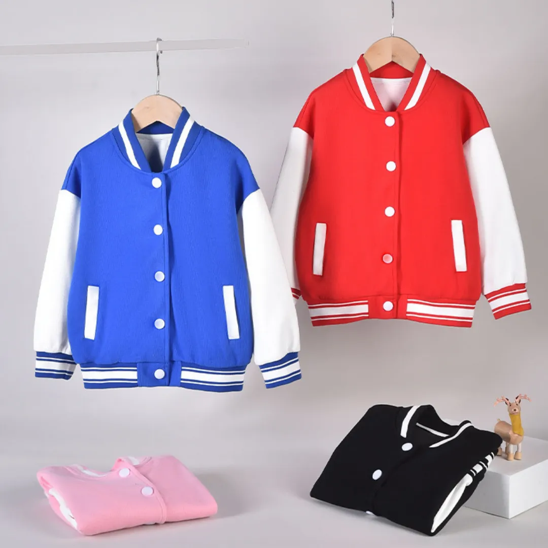 American Style Varsity Jacket - Red