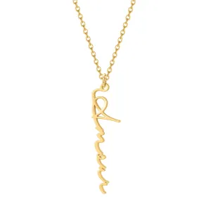 Amour - Collier Prénom Vertical