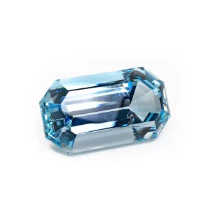 Aquamarine 37.7 mm 105.5 carat Natural Faceted Gemstone - Brazil
