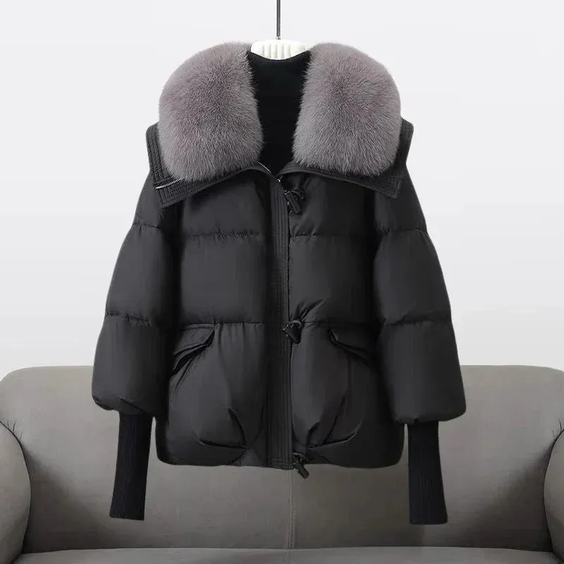 ARABELLA | STYLISH FUR COLLAR COAT