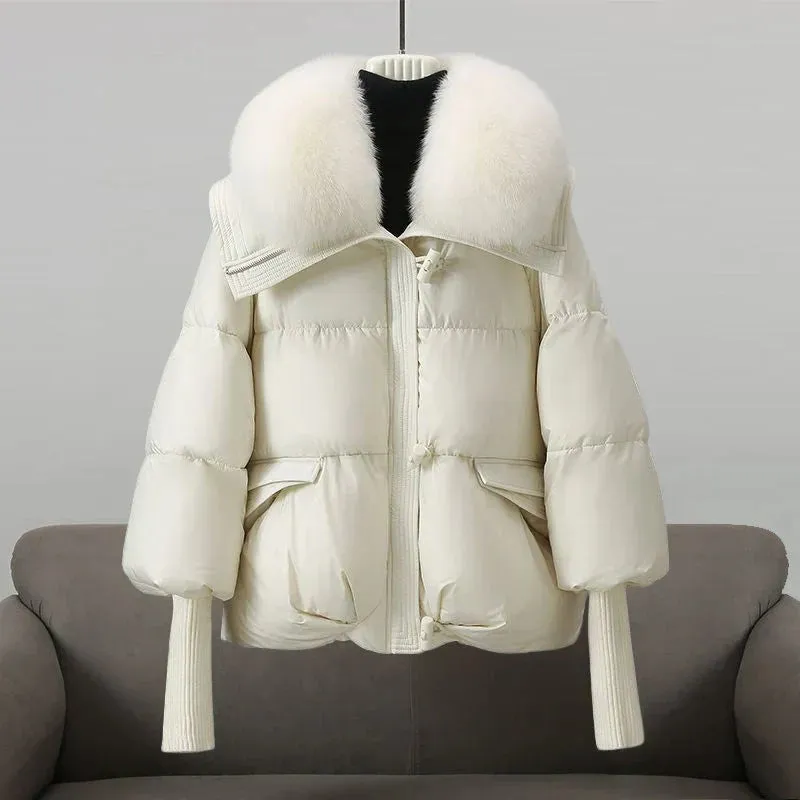 ARABELLA | STYLISH FUR COLLAR COAT