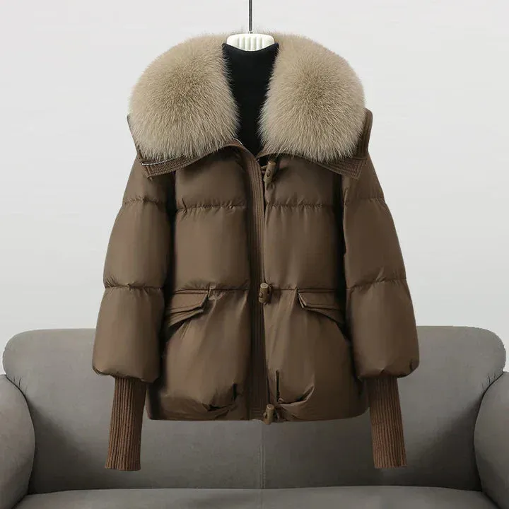 ARABELLA | STYLISH FUR COLLAR COAT