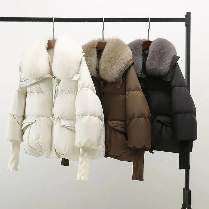 ARABELLA | STYLISH FUR COLLAR COAT