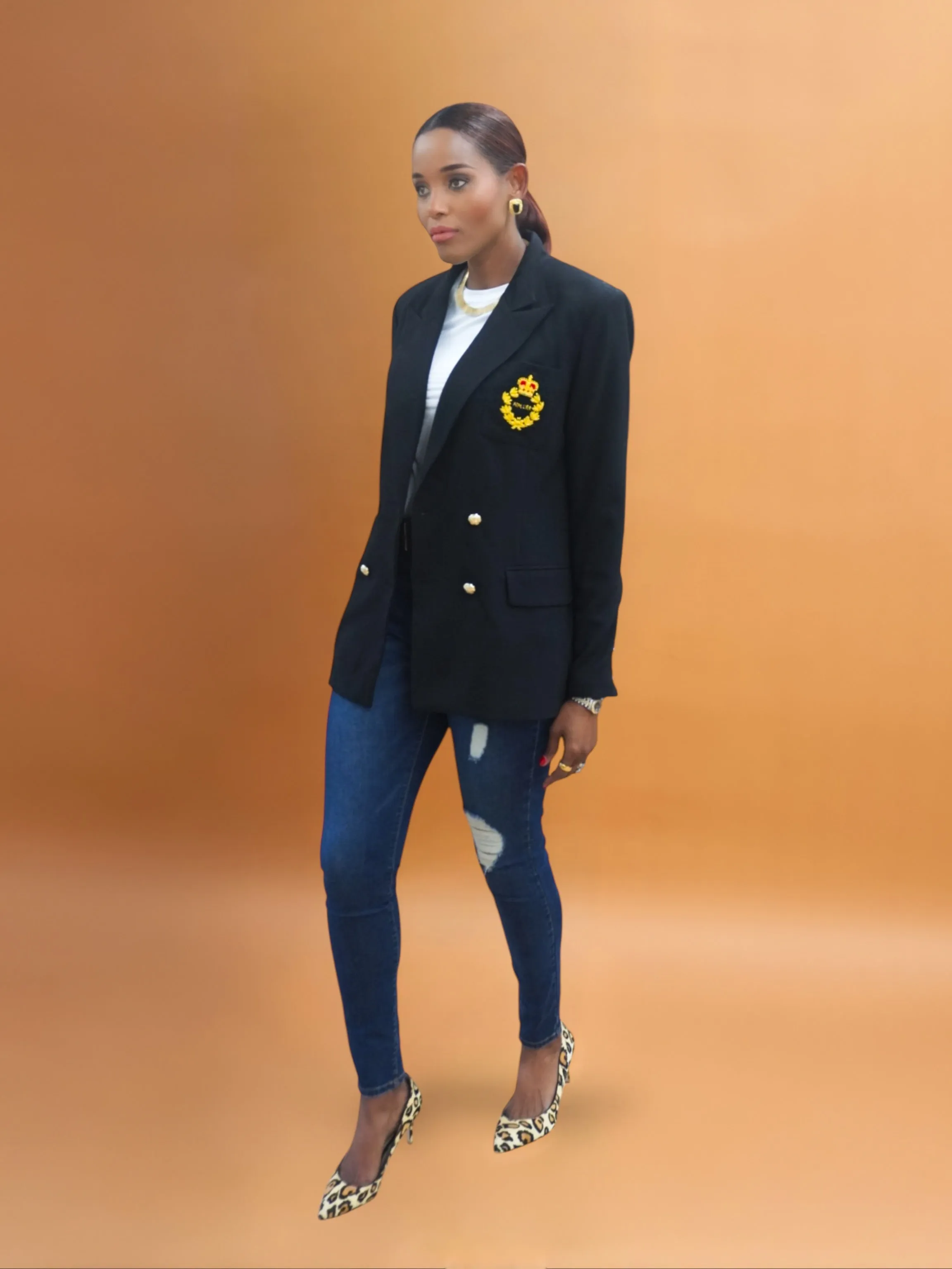 Atallier Icon Wool Blazer with Crest