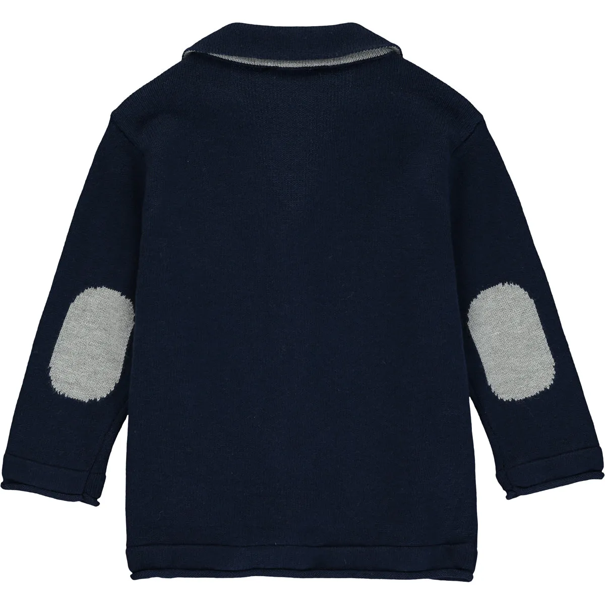 Baby Boy Navy Blue Cotton Cardigan