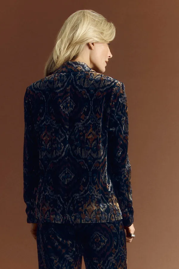 BANDOL PRINTED VELVET JACKET