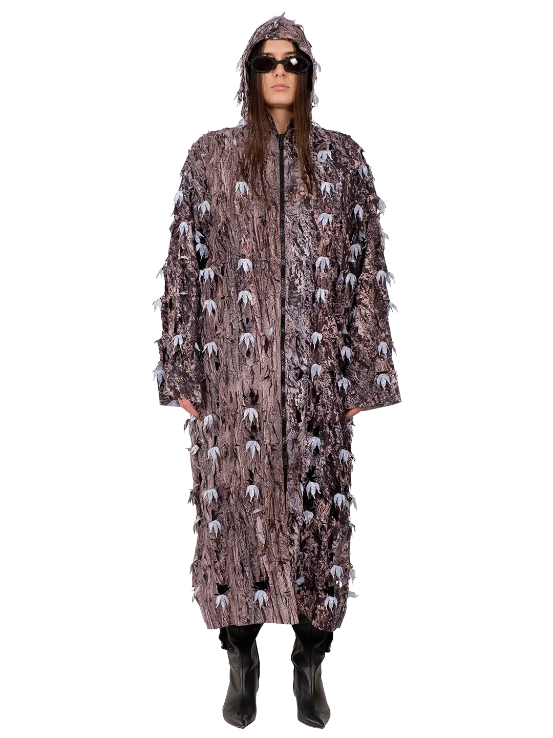 Bark Print Raincoat