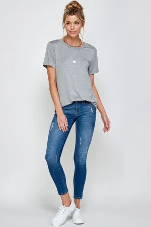 Basic Short Sleeve T-Shirt (multiple color options)