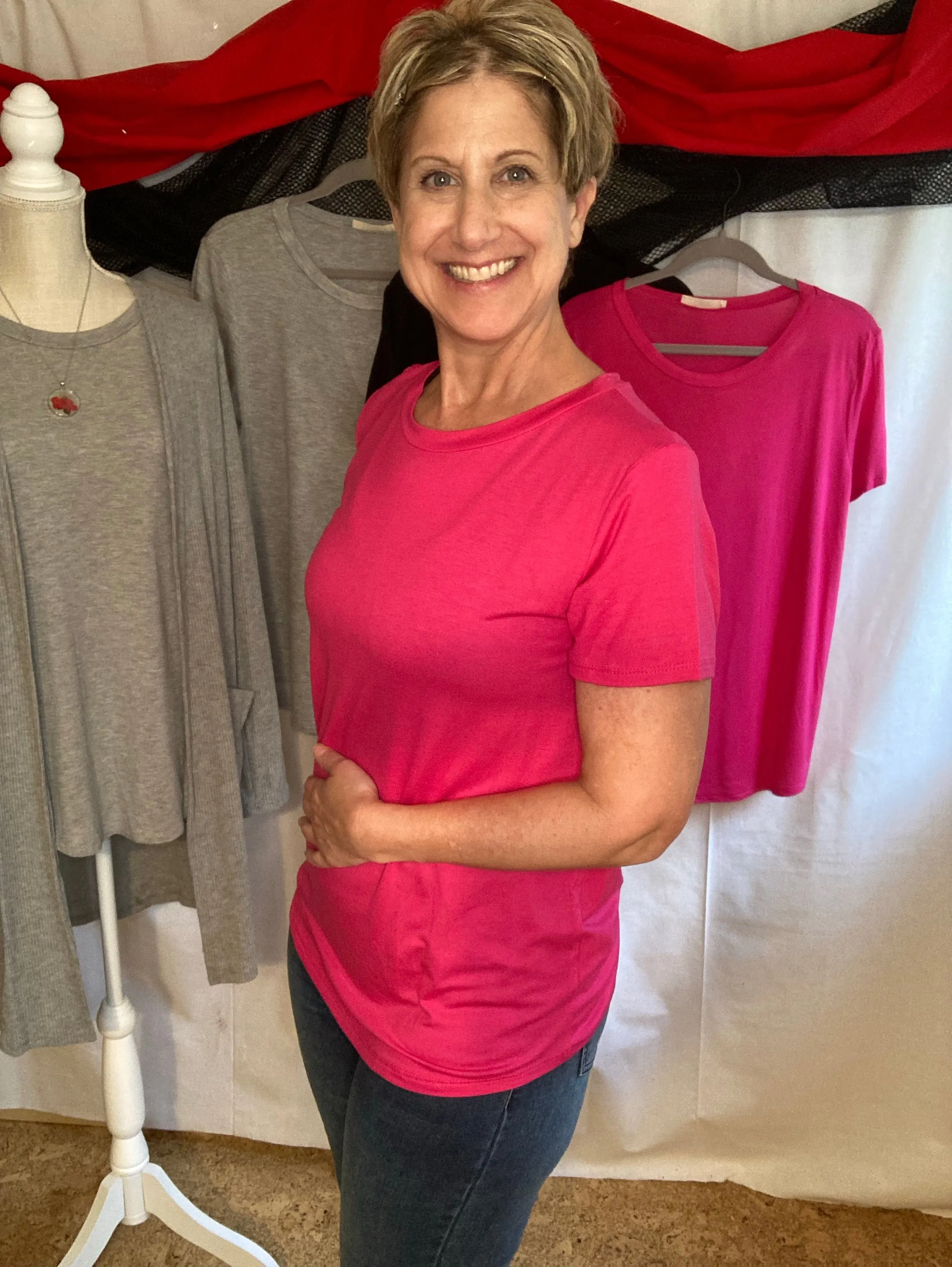 Basic Short Sleeve T-Shirt (multiple color options)