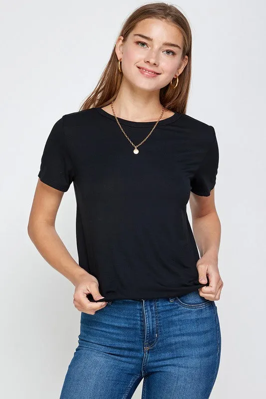Basic Short Sleeve T-Shirt (multiple color options)