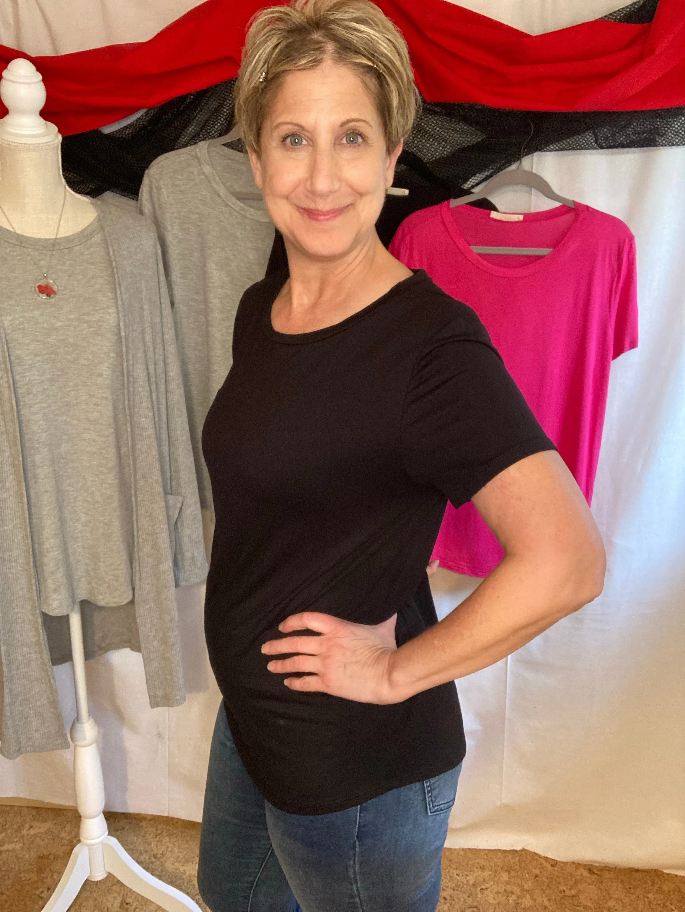Basic Short Sleeve T-Shirt (multiple color options)