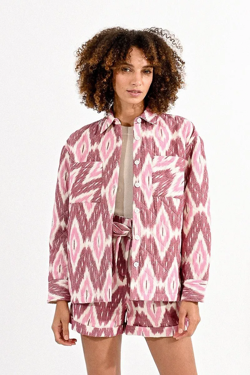 BATIK PATTERN OVERSHIRT