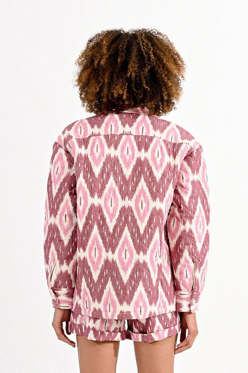 BATIK PATTERN OVERSHIRT