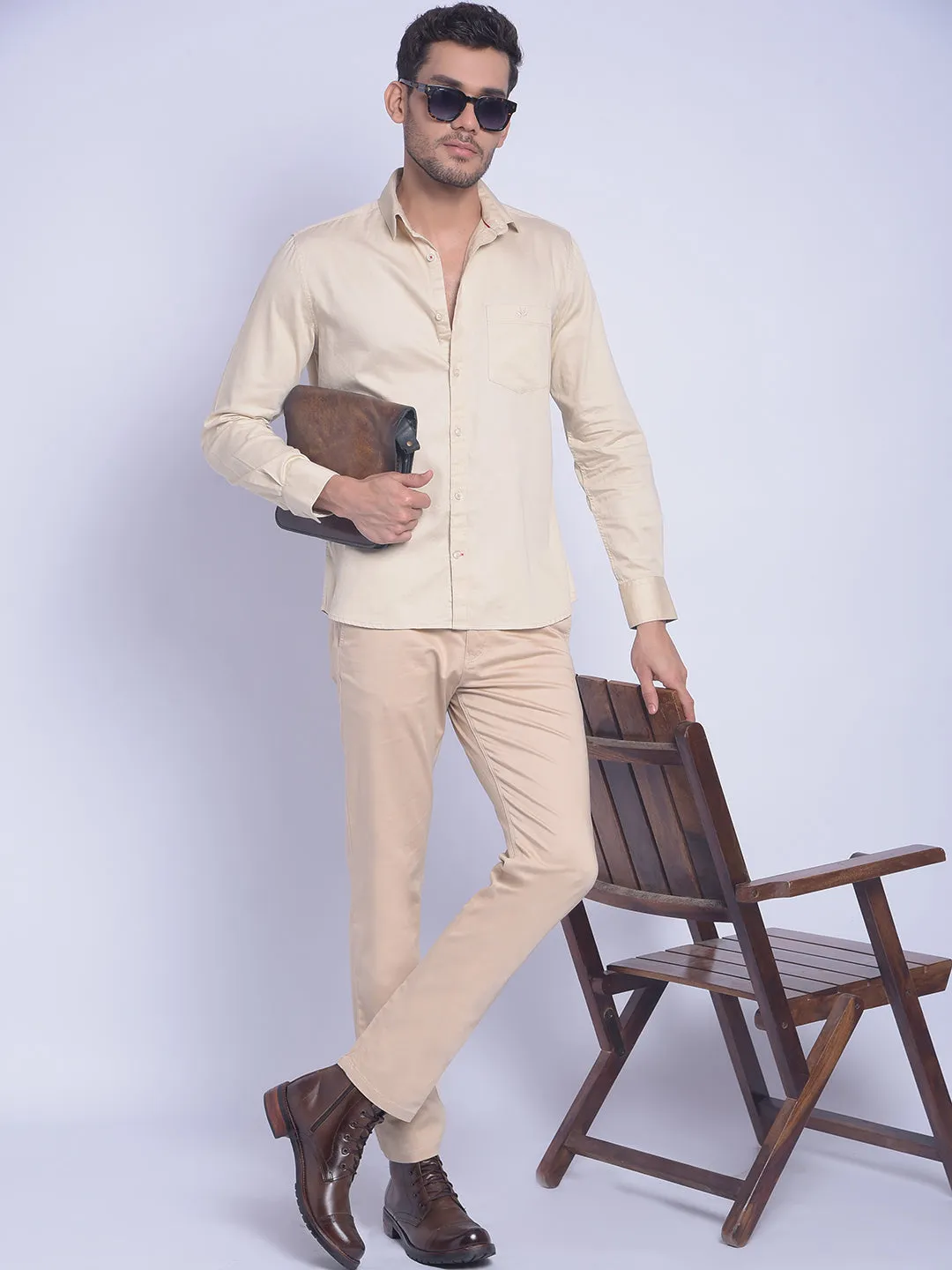 Beige Shirt