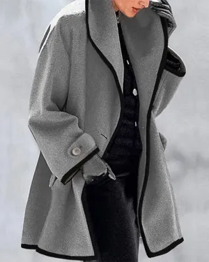 BerryBetty - Elegant lapel coat