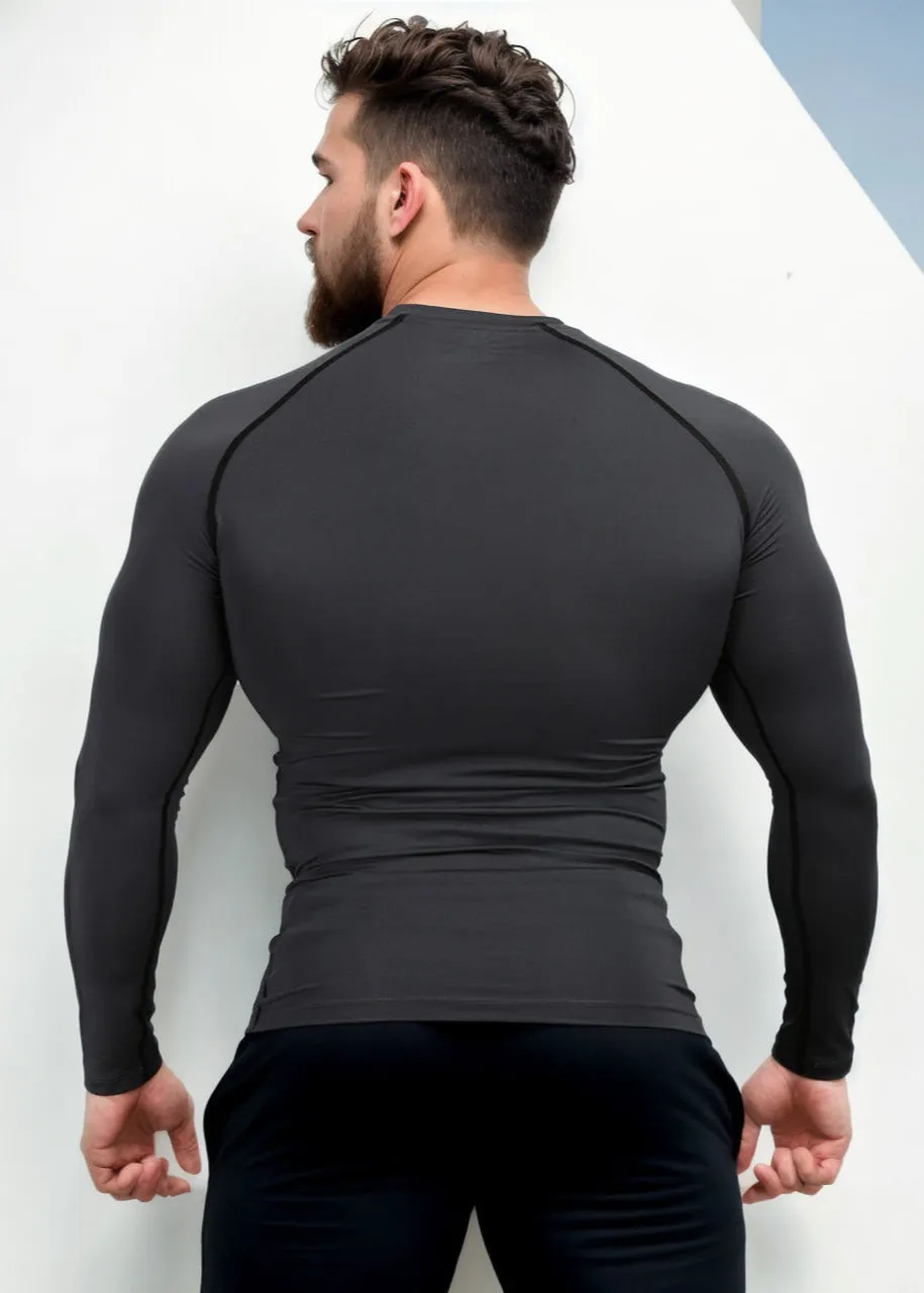 Black Compression T-shirt Full Sleeves