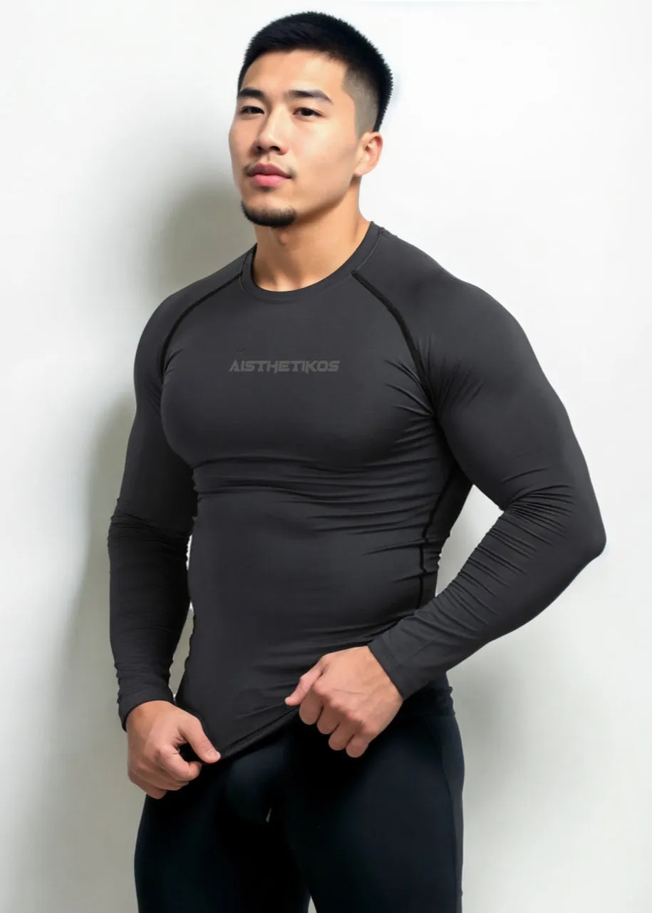 Black Compression T-shirt Full Sleeves