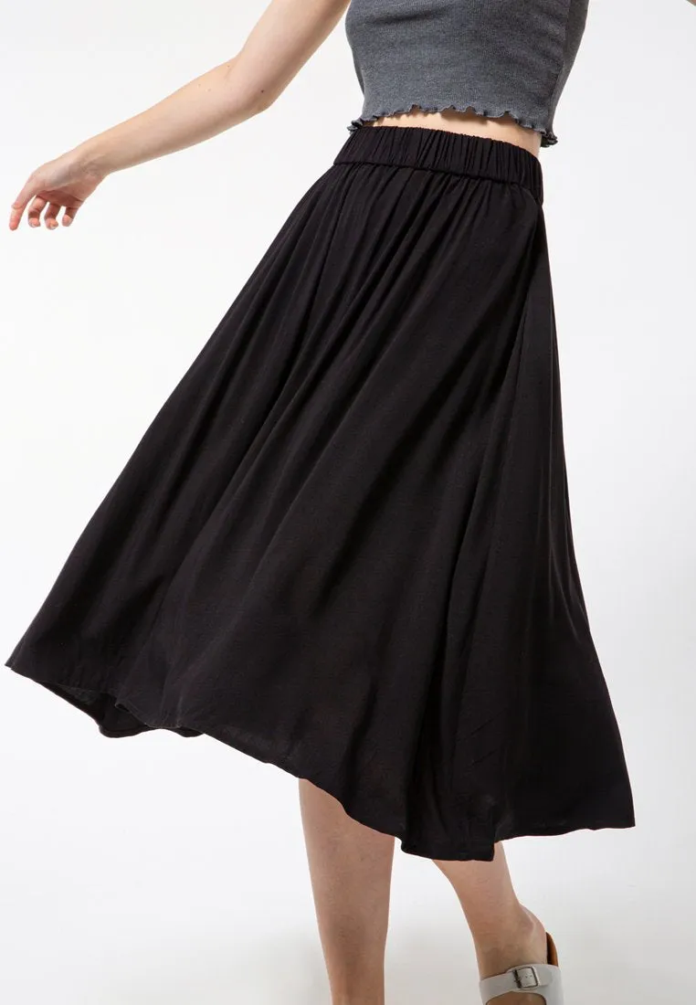 Black Midi Skirt