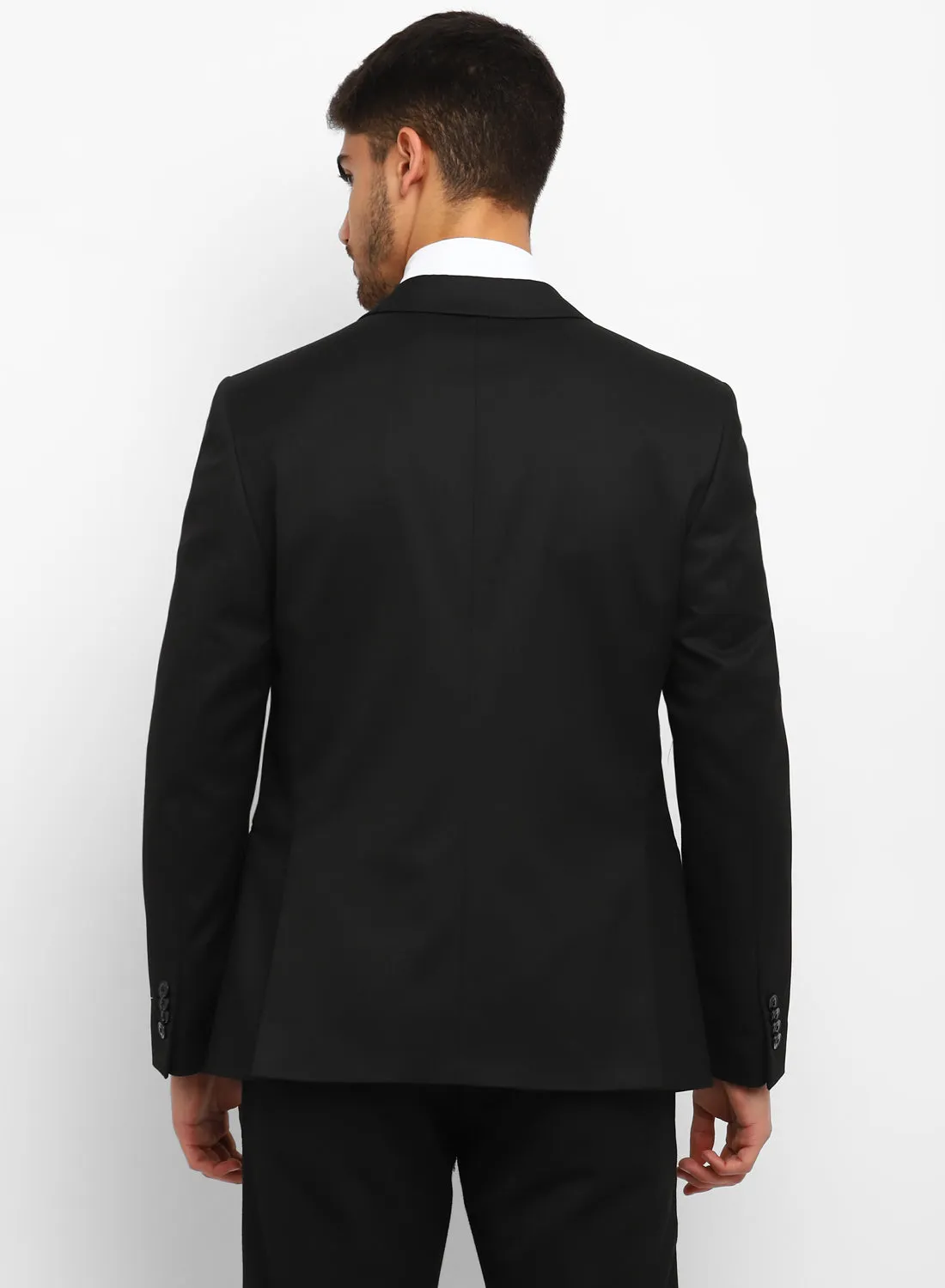 Black Notch Collar Jacket