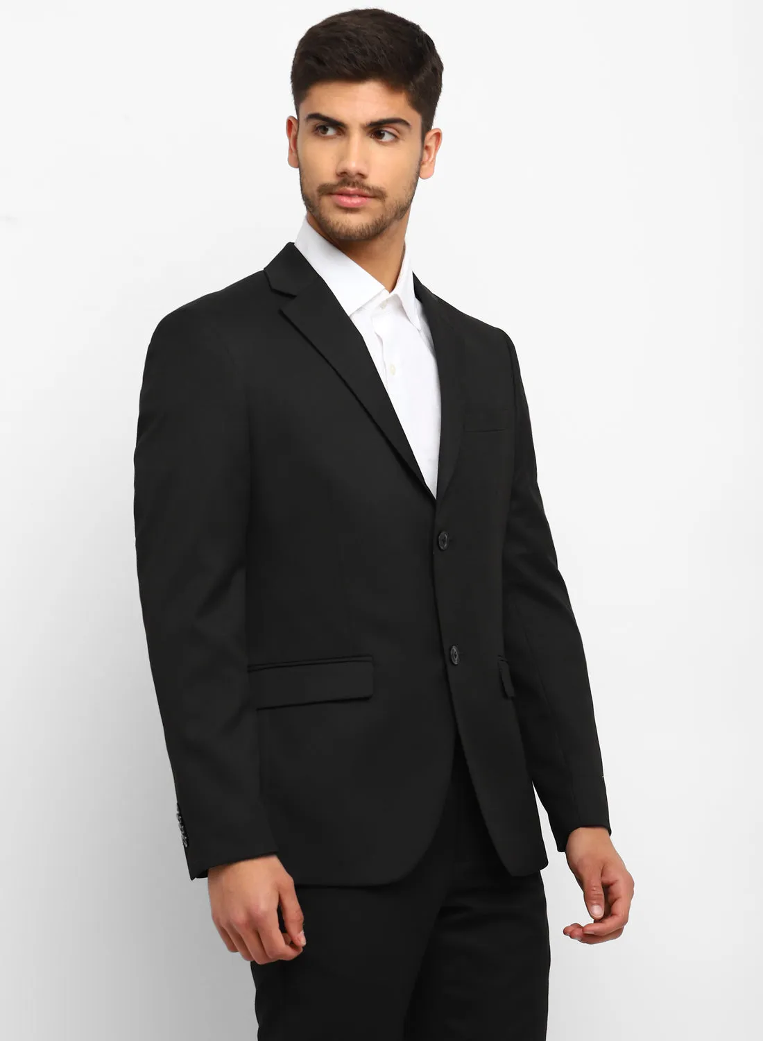 Black Notch Collar Jacket