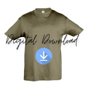 Blank Kids T-Shirts - Digital Images