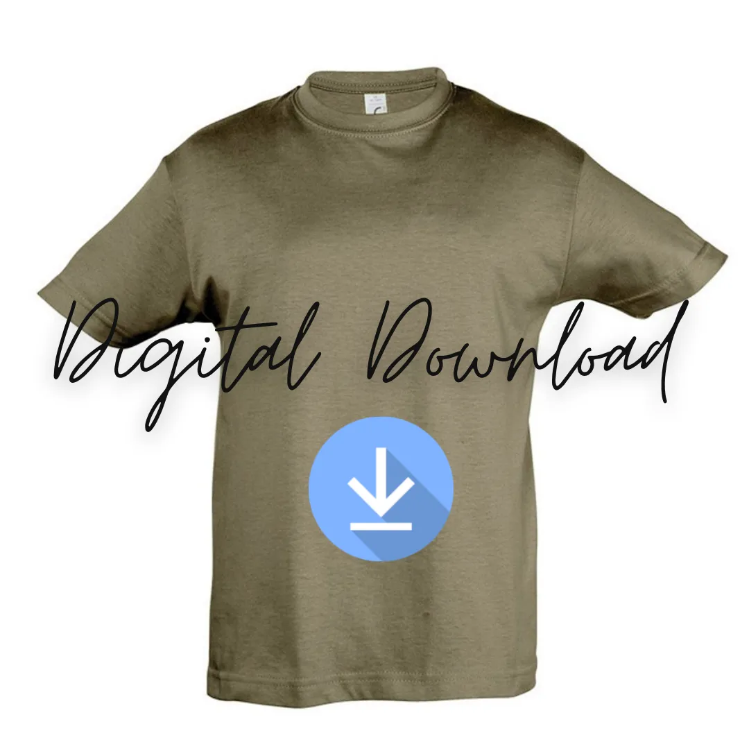 Blank Kids T-Shirts - Digital Images
