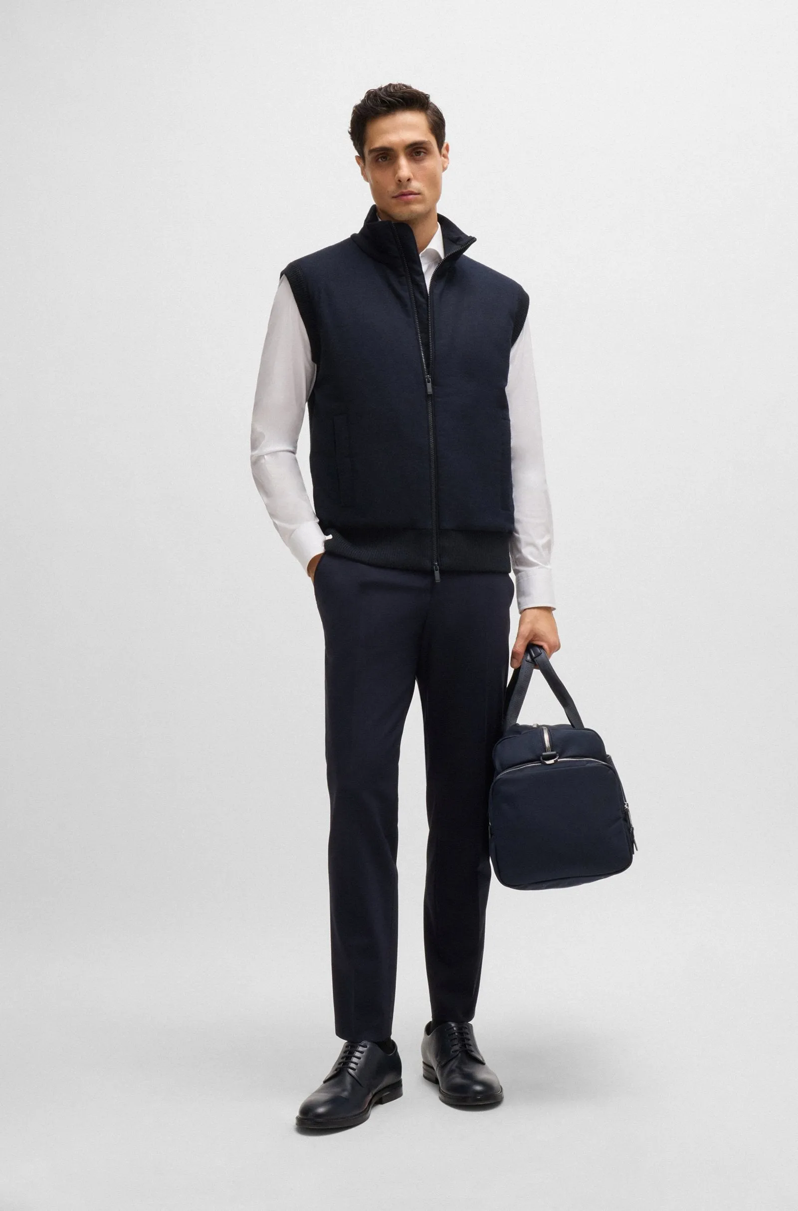 BOSS Casual Jackets Regular Fit in Polyester Mix - P-EFLANOLO 10265906 01-50527647