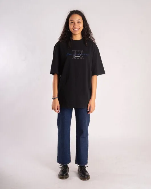 Boyfriend Tee - Faded Black Hk