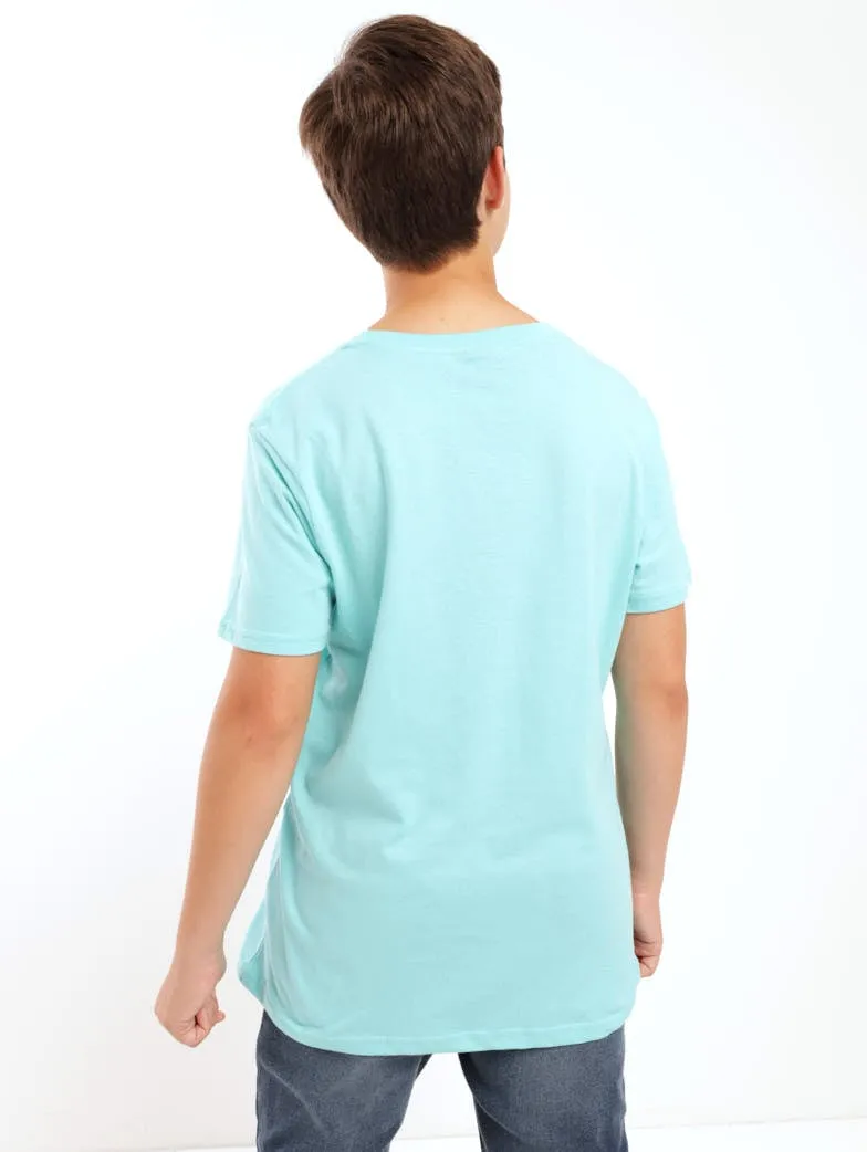 Boys Easy Life Tee - Light Green