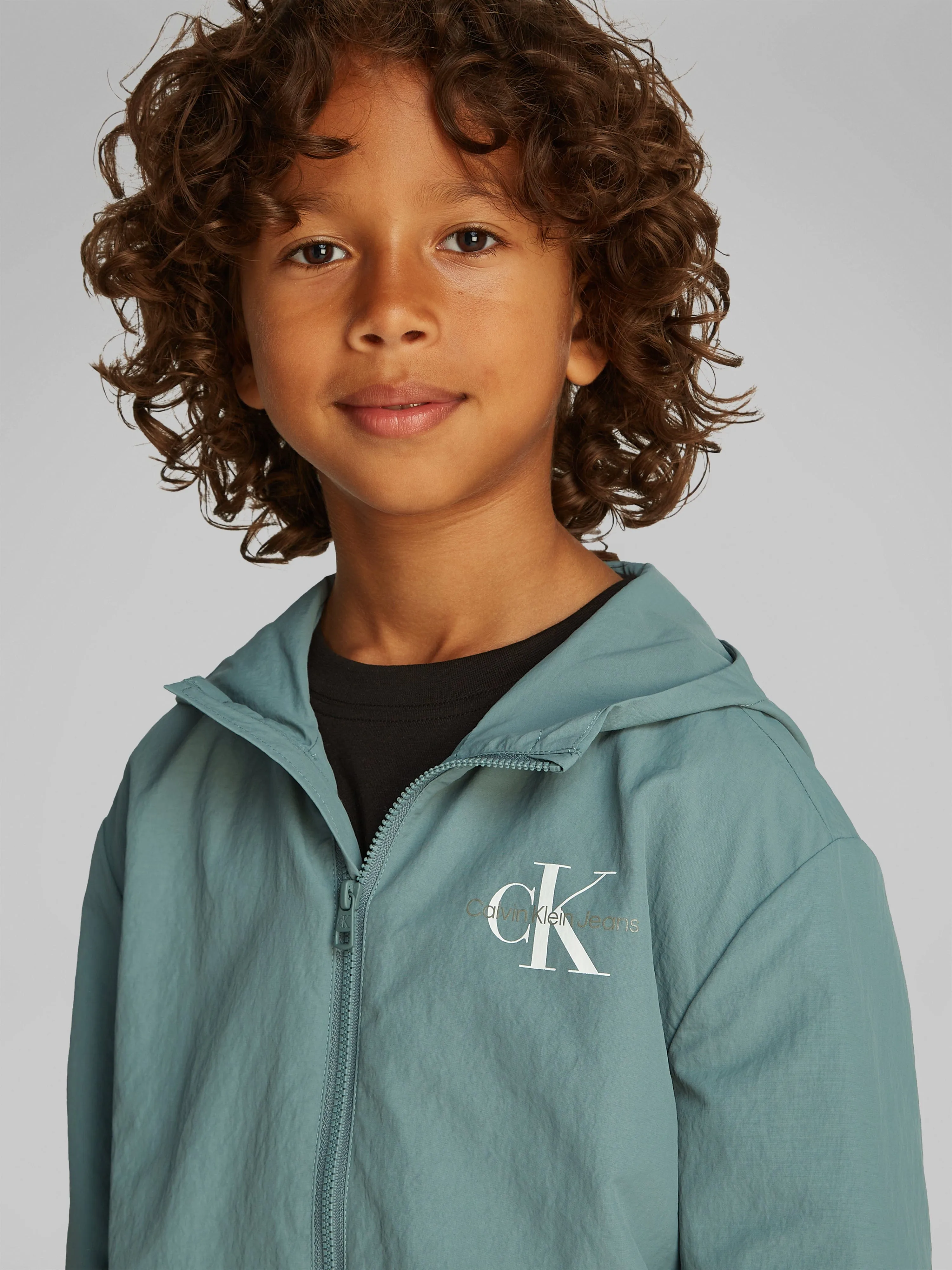 Boys Essential Monologo Jacket in Green
