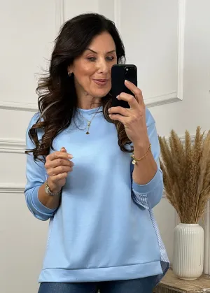 Bridget Blue Dual Style Sweatshirt