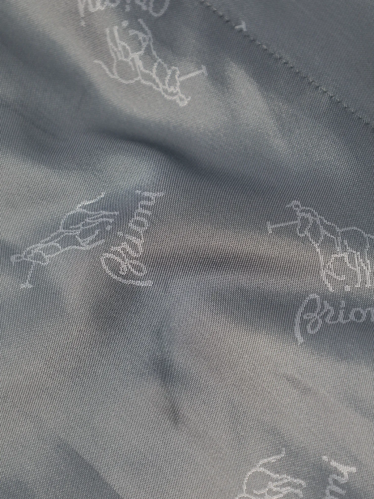 Brioni Grey Cashmere & Silk Double Breasted Waistcoat