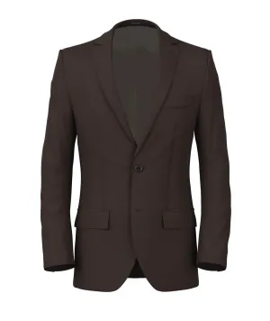 Brown smooth velvet jacket