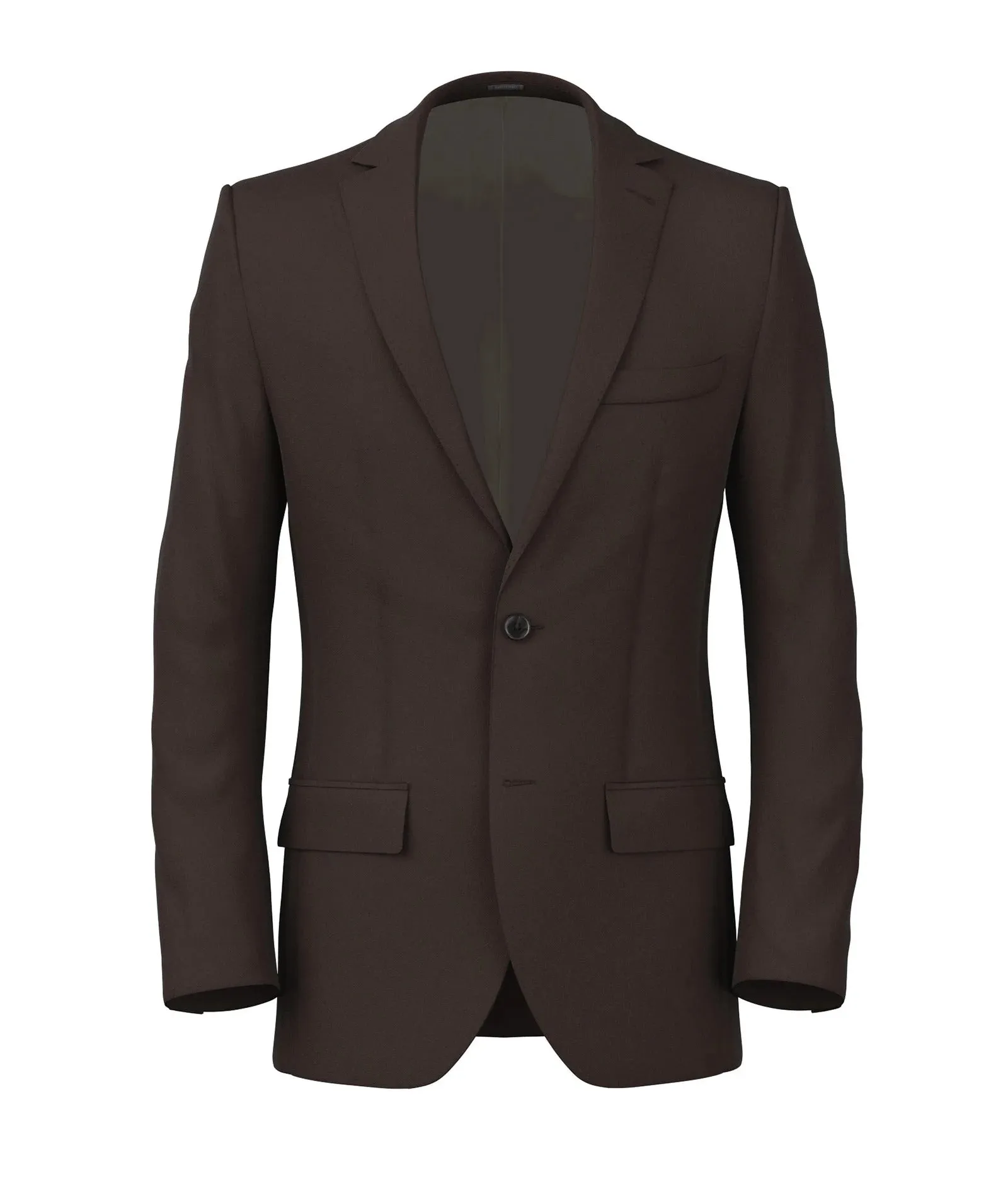 Brown smooth velvet jacket